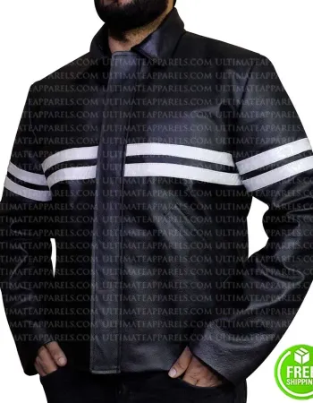 Good Will Hunting Matt Damon Black Leather Jacket