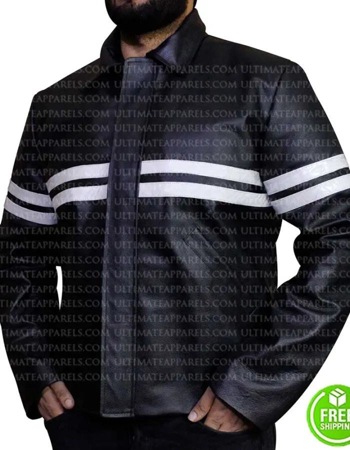 Good Will Hunting Matt Damon Black Leather Jacket Good Will Hunting Matt Damon Black Leather Jacket
