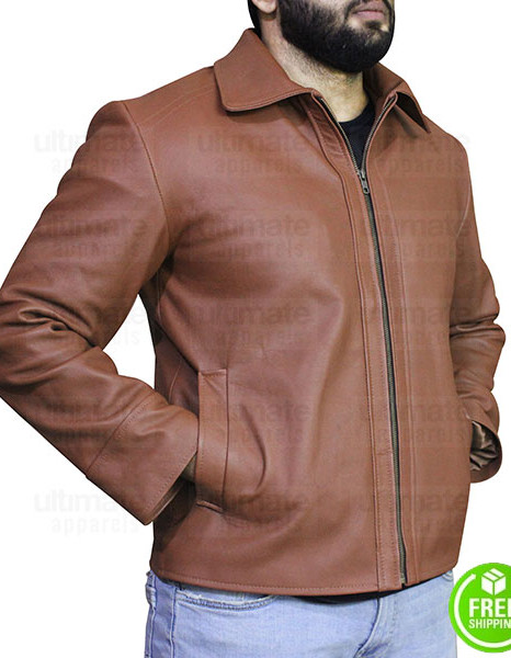 John Wick (Keanu Reeves) Brown Leather Jacket John Wick (Keanu Reeves) Brown Leather Jacket
