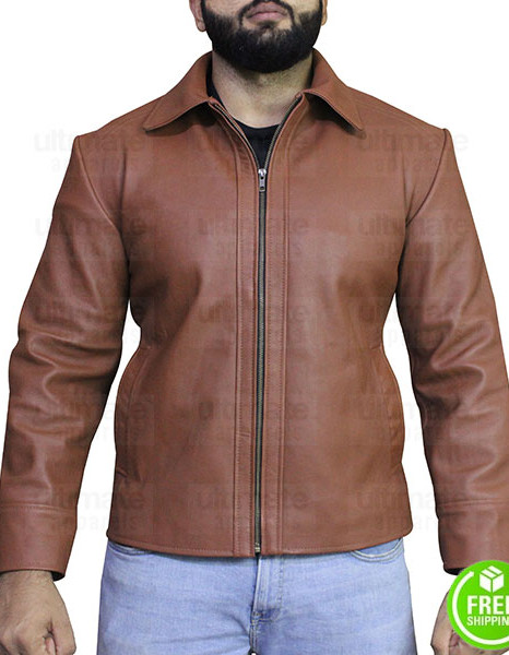 John Wick (Keanu Reeves) Brown Leather Jacket John Wick (Keanu Reeves) Brown Leather Jacket