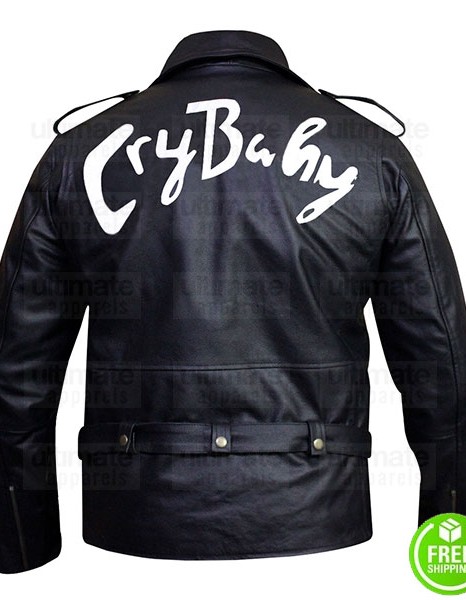 Johnny Depp Cry Baby Motorcycle Black Jacket Johnny Depp Cry Baby Motorcycle Black Jacket