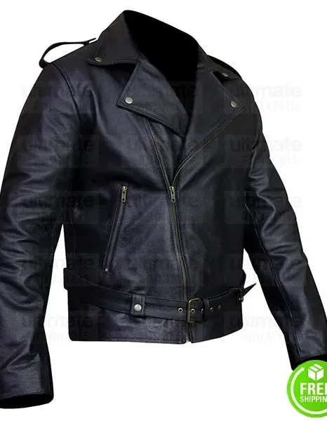 Johnny Depp Cry Baby Motorcycle Black Jacket