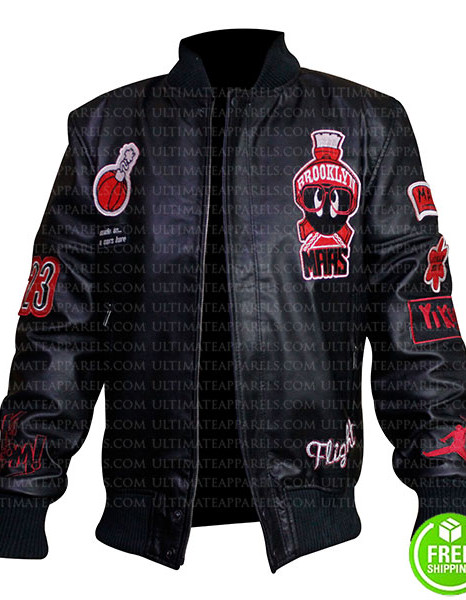Jordan Marvin Bomber Mens Black/Red Gym Jacket Jordan Marvin Bomber Mens Black/Red Gym Jacket