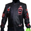 Jordan Marvin Bomber Mens Black/Red Gym Jacket Jordan Marvin Bomber Mens Black/Red Gym Jacket