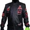 Jordan Marvin Bomber Mens Black/Red Gym Jacket 