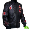 Jordan Marvin Bomber Mens Black/Red Gym Jacket Jordan Marvin Bomber Mens Black/Red Gym Jacket