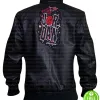 Jordan Marvin Bomber Mens Black/Red Gym Jacket 