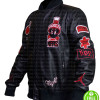 Jordan Marvin Bomber Mens Black/Red Gym Jacket Jordan Marvin Bomber Mens Black/Red Gym Jacket