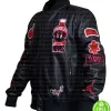 Jordan Marvin Bomber Mens Black/Red Gym Jacket 
