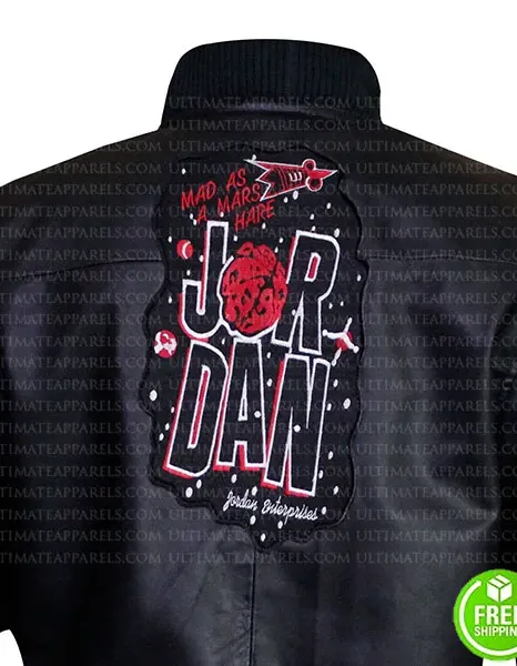 Jordan Marvin Bomber Mens Black/Red Gym Jacket 