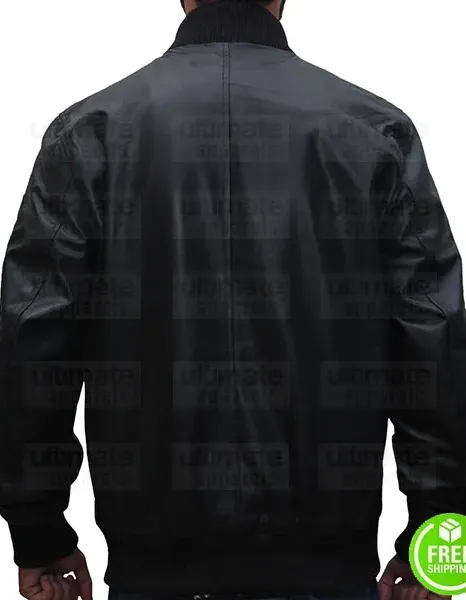Kung Fury David Sandberg Black Leather Jacket Kung Fury David Sandberg Black Leather Jacket