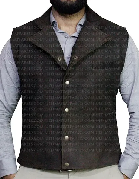 MAGNIFICENT SEVEN CHRIS PRATT SUEDE LEATHER VEST MAGNIFICENT SEVEN CHRIS PRATT SUEDE LEATHER VEST
