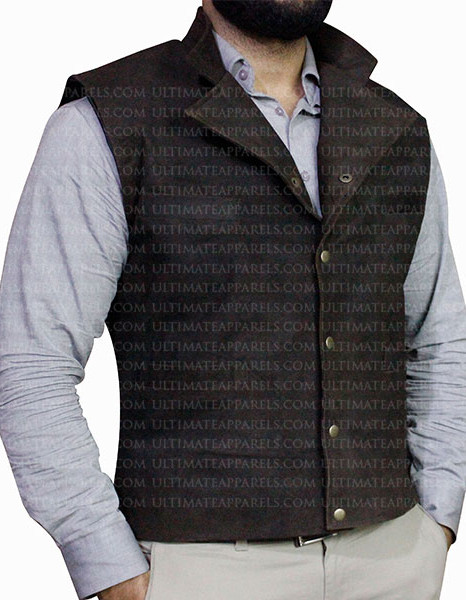 MAGNIFICENT SEVEN CHRIS PRATT SUEDE LEATHER VEST MAGNIFICENT SEVEN CHRIS PRATT SUEDE LEATHER VEST