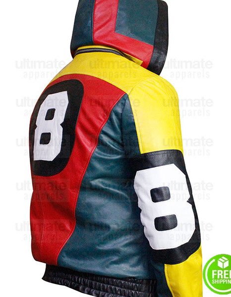 Michael Hoban 8 Ball Bomber Black Jacket Michael Hoban 8 Ball Bomber Black Jacket