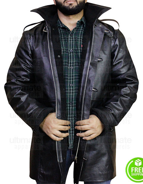 POWER 50 CENT (KANAN) BLACK FUR COLLAR JACKET