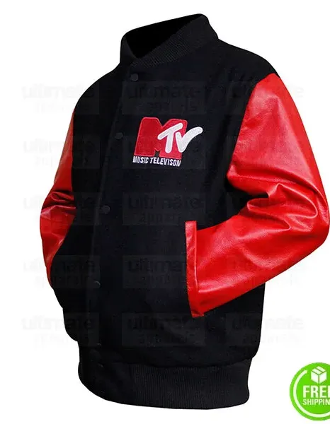 Robert Pattinson MTV Bomber Letterman Jacket Robert Pattinson MTV Bomber Letterman Jacket