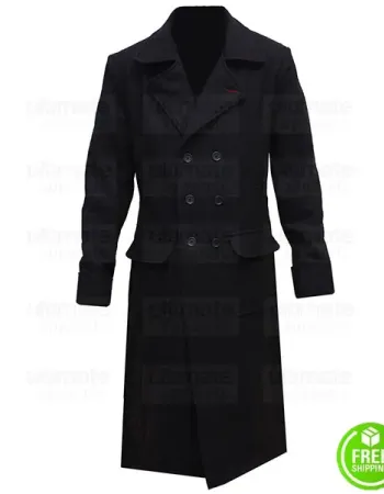 Sherlock Benedict Cumberbatch (Sherlock Holmes) Black Wool Coat 