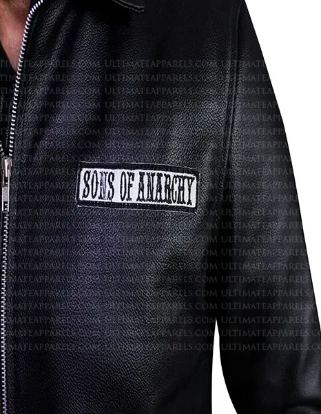 SONS OF ANARCHY BLACK LEATHER JACKET SONS OF ANARCHY BLACK LEATHER JACKET