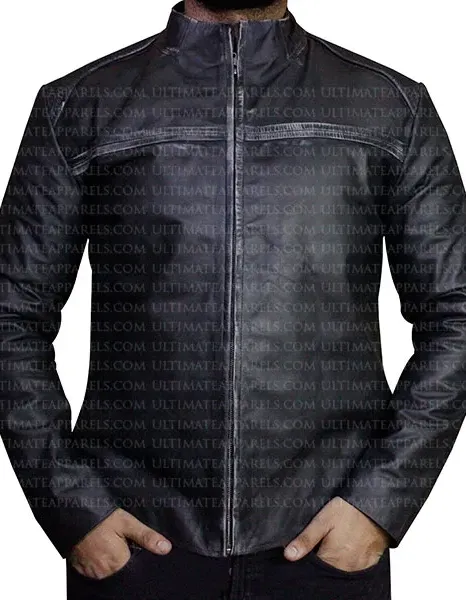 ALTERED CARBON WILL YUN LEE (STRONGHOLD KOVACS) BLACK LEATHER JACKET
