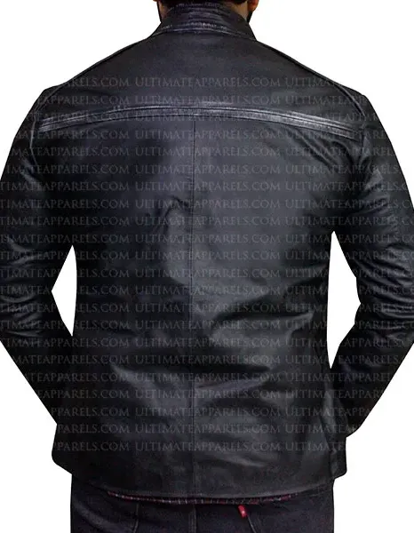ALTERED CARBON WILL YUN LEE (STRONGHOLD KOVACS) BLACK LEATHER JACKET