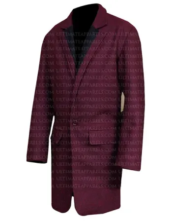 Django Unchained Leonardo DiCaprio Calvin Candie Maroon Coat