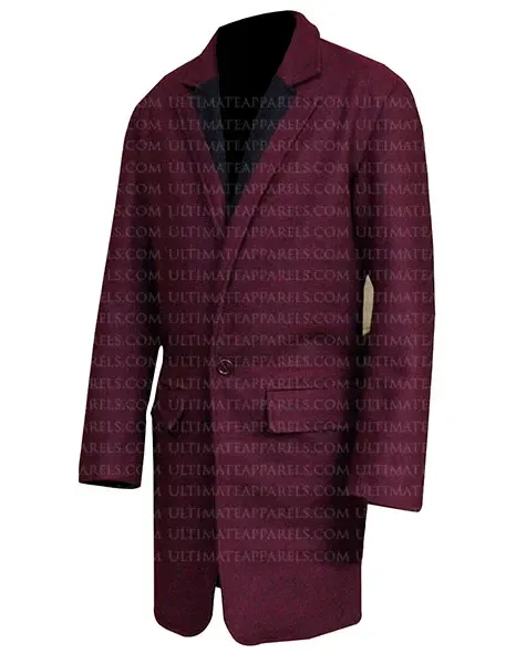 Django Unchained Leonardo DiCaprio Calvin Candie Maroon Coat Django Unchained Leonardo DiCaprio Calvin Candie Maroon Coat