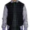 BLACK VARSITY LETTERMAN BOMBER JACKET