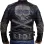 VINTAGE SKULL BONES BLACK DISTRESSED JACKET