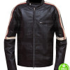 War Of the Worlds Tom Cruise Brown Stripes Leather Jacket
