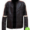 War Of the Worlds Tom Cruise Brown Stripes Leather Jacket War Of the Worlds Tom Cruise Brown Stripes Leather Jacket