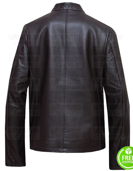 War Of the Worlds Tom Cruise Brown Stripes Leather Jacket War Of the Worlds Tom Cruise Brown Stripes Leather Jacket