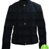 ZOMBIELAND WOODY HARRELSON (TALLAHASSEE) BLACK SUEDE LEATHER JACKET ZOMBIELAND WOODY HARRELSON (TALLAHASSEE) BLACK SUEDE LEATHER JACKET
