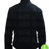 ZOMBIELAND WOODY HARRELSON (TALLAHASSEE) BLACK SUEDE LEATHER JACKET ZOMBIELAND WOODY HARRELSON (TALLAHASSEE) BLACK SUEDE LEATHER JACKET