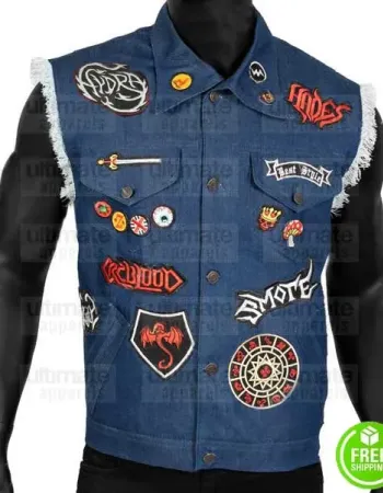ONWARD CHRIS PRATT (BARLEY LIGHTFOOT) BLUE DENIM VEST