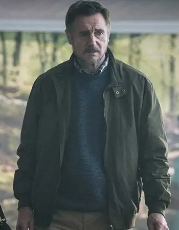 ORDINARY LOVE LIAM NEESON (TOM) BROWN COTTON JACKET ORDINARY LOVE LIAM NEESON (TOM) BROWN COTTON JACKET