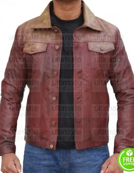 PAIN AND GLORY ASIER ETXEANDIA (ALBERTO CRESPO) LEATHER JACKET