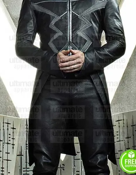 INHUMANS ANSON MOUNT (BLACK BOLT) BLACK LEATHER PANT