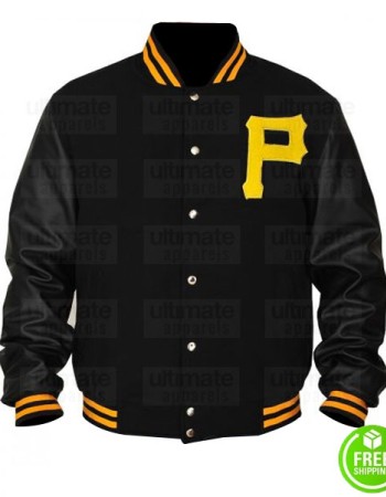 PITTSBURGH PIRATES LETTERMAN BOMBER JACKET