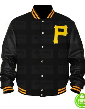 PITTSBURGH PIRATES LETTERMAN BOMBER JACKET