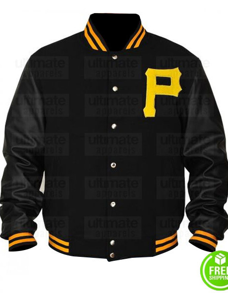 PITTSBURGH PIRATES LETTERMAN BOMBER JACKET PITTSBURGH PIRATES LETTERMAN BOMBER JACKET