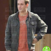 POWER RANGERS DACRE MONTGOMERY (JASON RED RANGER) GREY COTTON JACKET POWER RANGERS DACRE MONTGOMERY (JASON RED RANGER) GREY COTTON JACKET