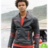 POWER RANGERS EKA DARVILLE (SCOTT TURMAN) BLACK LEATHER JACKET POWER RANGERS EKA DARVILLE (SCOTT TURMAN) BLACK LEATHER JACKET