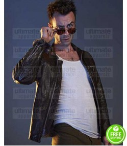 PREACHER JOSEPH GILGUN (CASSIDY) BROWN LEATHER JACKET