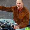 Pulp Fiction Bruce Willis (Butch Coolidge) Brown Suede Leather Jacket Pulp Fiction Bruce Willis (Butch Coolidge) Brown Suede Leather Jacket
