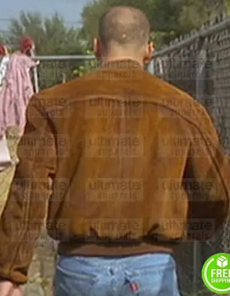 Pulp Fiction Bruce Willis (Butch Coolidge) Brown Suede Leather Jacket Pulp Fiction Bruce Willis (Butch Coolidge) Brown Suede Leather Jacket