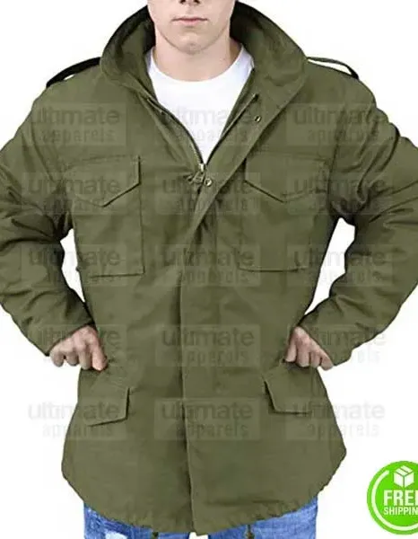 Rambo First Blood Sylvester Stallone Green Jacket