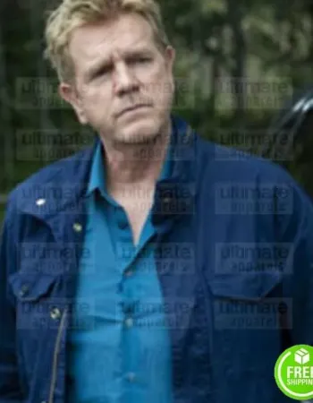 RESEARCH UNIT XAVIER DELUC (MARTIN BERNIER) BLUE COTTON JACKET
