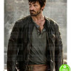 RESIDENT EVIL THE FINAL CHAPTER EOIN MACKEN (DOC) BLACK LEATHER JACKET RESIDENT EVIL THE FINAL CHAPTER EOIN MACKEN (DOC) BLACK LEATHER JACKET