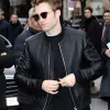 ROBERT PATTINSON BLACK BOMBER JACKET ROBERT PATTINSON BLACK BOMBER JACKET