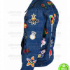 ROCKETMAN TARON EGERTON (ELTON JOHN) BLUE DENIM JACKET
